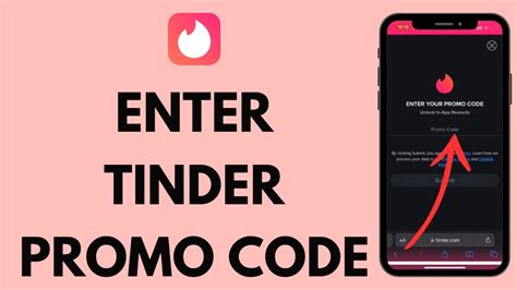 Using a Tinder promo code